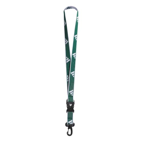 Image of adidas Unisex Adult Lanyard for Keys, ID Badge Holder, Keychain with Breakaway Buckle