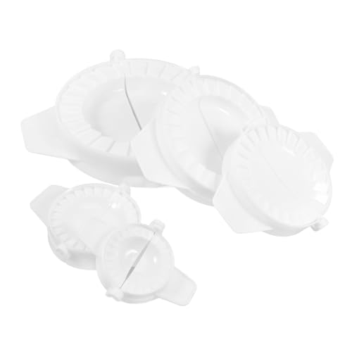 BIUDECO 5pcs Washable Maker Set Dumpling Ravioli Maker Press Hand Pie Press for Baking Party Cooking