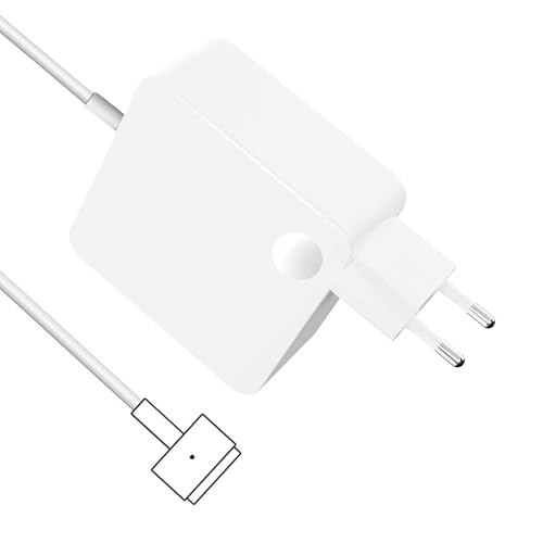 SCOVEE 45W T-Tip Rápido Cargador,45W T-Tip Cargador Compatible Mac Book Air Ordenador Portátil para Mac Book Air 11/13-2012 ~ 2017 año,para los Modelos A1435, A1436, A1465, A1466