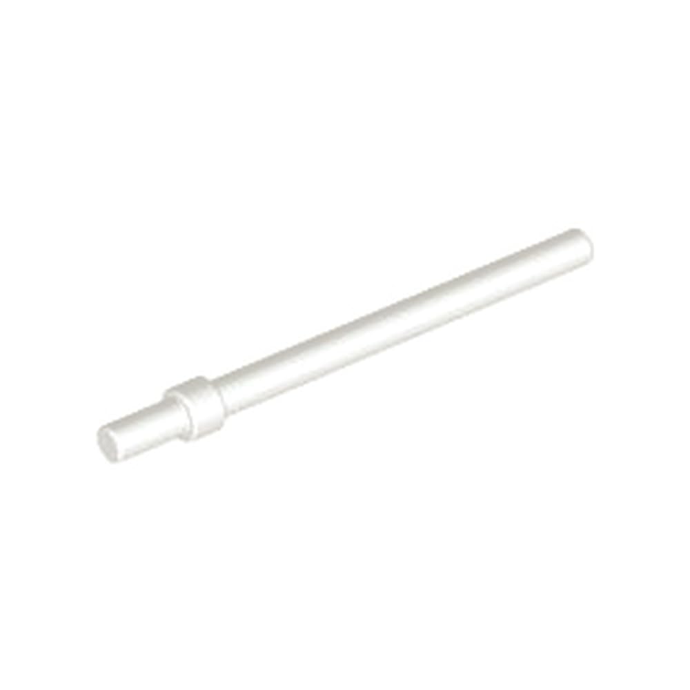 LEGO Bar 6L with Stop Ring, Part 63965, Choose Your Colour, Part 63965, Choose Your Colour (White, 10, count) — image 1
