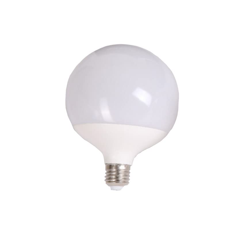 RZL Iluminación, Paquete de 5 bombillas LED esféricas CA 85~265 V, 12 W, G120, 24-5630 SMD, CRI ＞ 80, lámpara de 120 x 150 mm(Warm white)