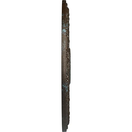 Image of Ekena Millwork CM18RABBS Raymond Ceiling Medallion, 18 1 /8 OD 3 5 /8 ID x 1 1 /8 P, Bronze Blue Patina