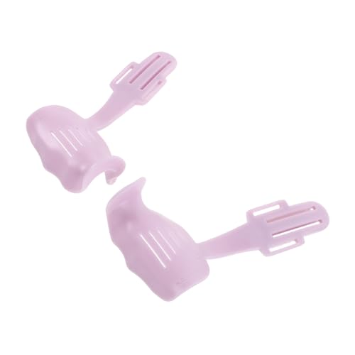 TEHAUX 小 用古筝手型矯正器 手指保護柔軟プラスチック製 親指安定サポート付き 姿勢矯正トレーナー 練習疲労軽減 初心者向け楽器補助具