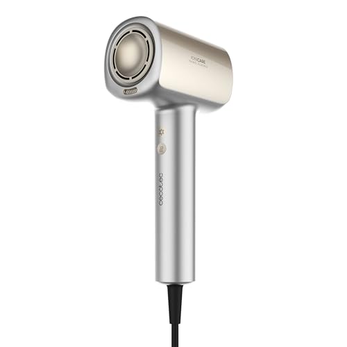 Cecotec Secador de Pelo Brushless de Última Generación DryGlam Nano Plasma Aluminium. Potencia de 110,000 RPM y 1600W, Función de Plasma, Gran Flujo de Aire, Duradero, 3 Temperaturas y 3 Velocidades Cecotec Secador de Pelo Brushless de Última Generación DryGlam Nano Plasma Aluminium. Potencia de 110,000 RPM y 1600W, Función de Plasma, Gran Flujo de Aire, Duradero, 3 Temperaturas y 3 Velocidades