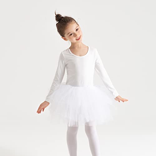 Image of Girls' Camisole Dance Tutu Leotard with Fluffy 4-Layers Ballet Dress for Ballerina (18 Months - 7 Years)