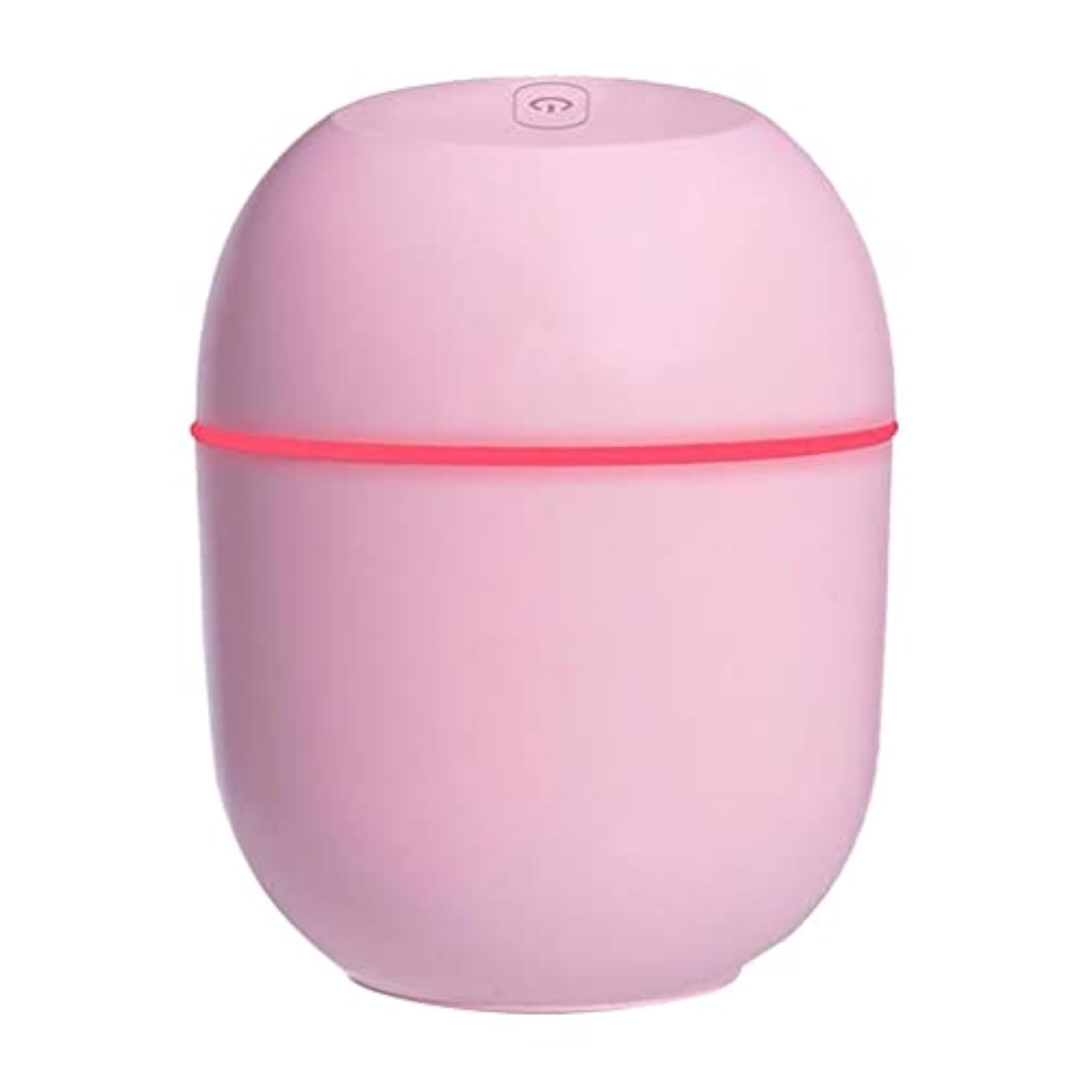 Mini Ultrasonic Humidifier 220ml Small Aroma Diffuser LED Light