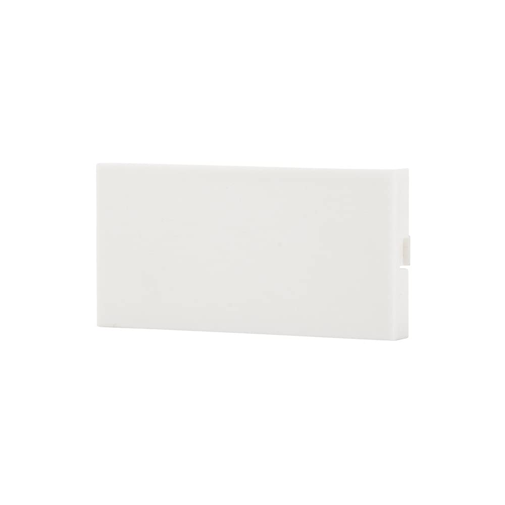 Computer Spares Blanking Plate Euro AV Module for Wall Faceplate Outlet. 25mm x 50mm.