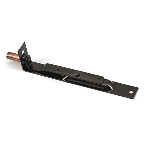 4 Inch Stainless Steel Door Lock Concealed Flush Bolt Slide Latch Bolt with Screws Red Bronze (4 Pieces) - Image 4