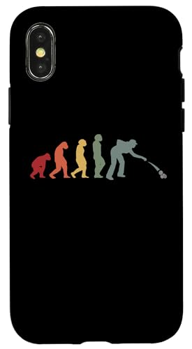 Carcasa para iPhone X/XS Boccia Bocce Petanca Evolution Boules Jugadores de Boule
