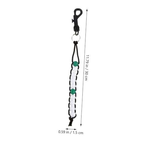 LIOOBO Contador de Golpes para Golf, Cadena de Cuentas para Marcador de Puntuación, 5 piezas, Negro, Plástico miniatura 2