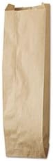 Quart Paper Liquor Bag, 35lb Kraft, Standard 4 1/4 x 2 1/2 x 16, 500 bags