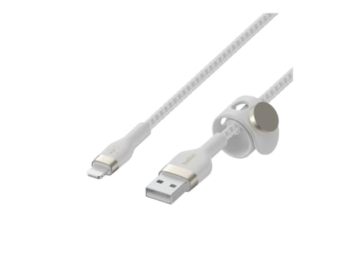 Belkin USB A to Lightning Braided Cable 6.6ft Fast iPhone Charger Cord - image 3