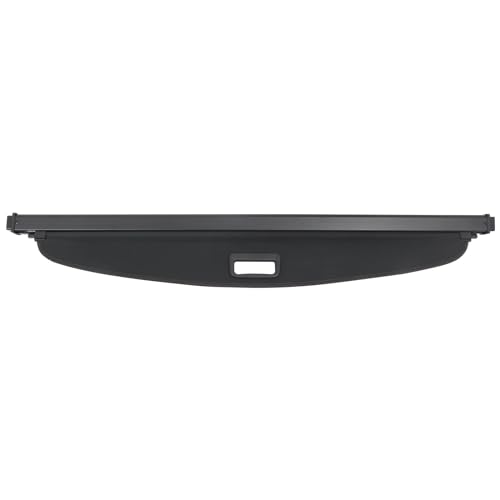 IKON MOTORSPORTS, Rear Cargo Cover Compatible with 2020-2025 Ford Escape, Retractable Rear Trunk Security Cargo Cover Luggage Shade Black Canvas
