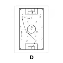 LMAIWANG Cuadro en lienzo de portería de fútbol en blanco y negro, interesante y moderno, estilo deportivo, póster decorativo de pared, decoración artística para el hogar (60 x 90 cm, sin marco)