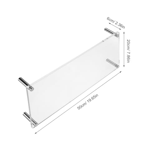 Support moniteur acrylique transparent pour un poste de travail moderne