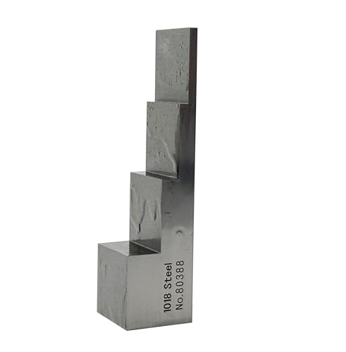 Bloque de calibración de 4 pasos para medidor de espesor ultrasónico miniatura 6