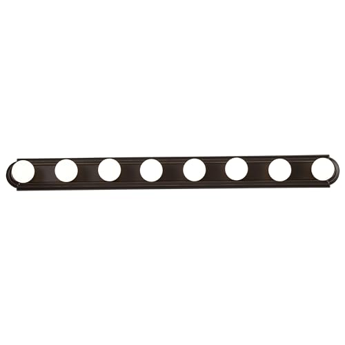 Image of Nuvo Lighting 60 /307 Transitional Eight Light Vanity in Bronze /Dark finish