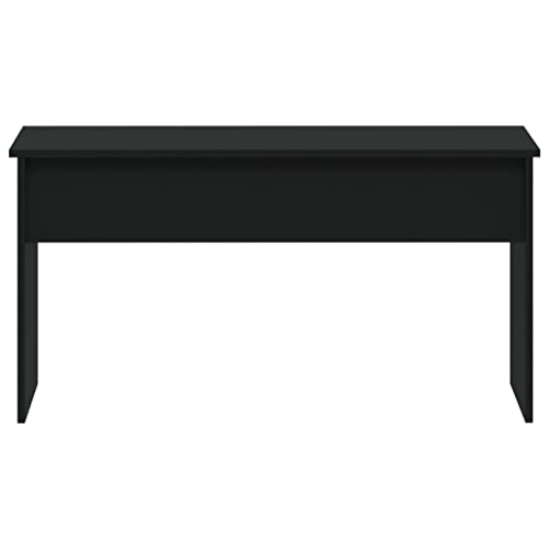 Table basse réglable en hauteur bois noir : la solution gain de place avec rangement