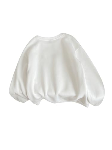 SweatyRocks Girl's Letter Graphic Fall Sweatshirt Crewneck Drop Shoulder Long Sleeve Pullover Tops2