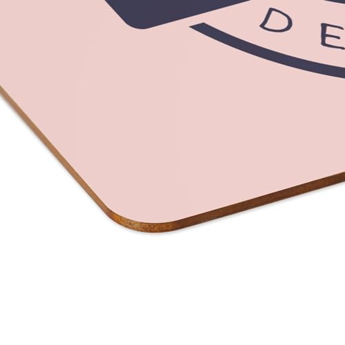 Napperons rose souples avec dessous liège pour protéger votre table - 4