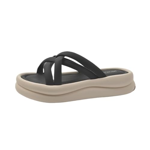 High heeled sandals Women's summer outdoor fashionable thick-soled beach slippers2