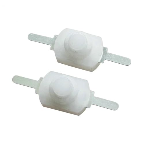 Interrupteur bouton-poussoir 12x8mm mécanique pour réparer le faux contact d'une torche électrique