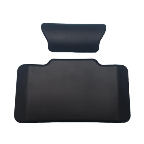 Motorcycle Passenger Back Pad Backrest Support Damping Pad PU Leather 3cm/1.18in Thickness Tail Motorcycle Luggage Box Back Cushion red