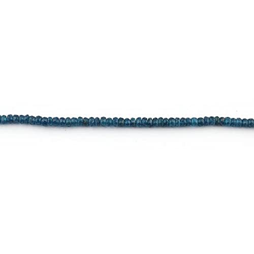 Perles apatite néon en fil de 14 pouces pour créer vos bijoux d'été uniques et lumineux