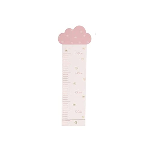 Medidor de Altura Infantil Rosa de Madera, Tabla de Crecimiento Niños para...