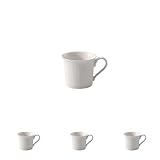 Villeroy & Boch Cellini Tasse, 200 ml, Premium Porzellan, Weiß (Packung...