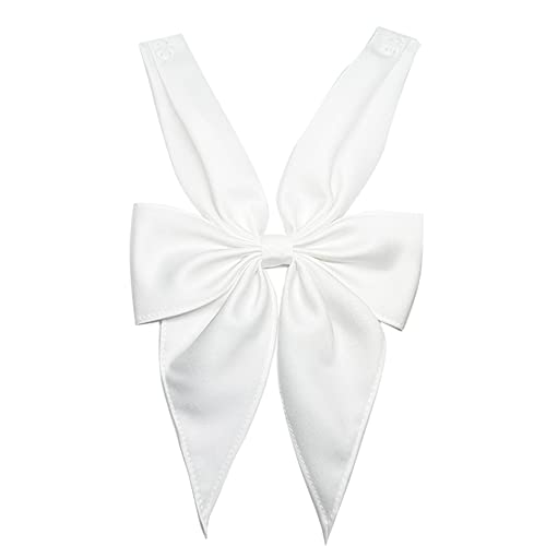 (ハネクトーン)ダブル蝶タイ リボン セーラーリボン 2052 白