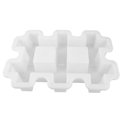 PAMINGONO Molde para Ladrillos Huecos de Cemento 28x42x8 Cm, Molde de Hormigón Reforzado para Adoquines Decorativos, Moldeadora para Pavimento de Jardín y Manualidades de Cerámica