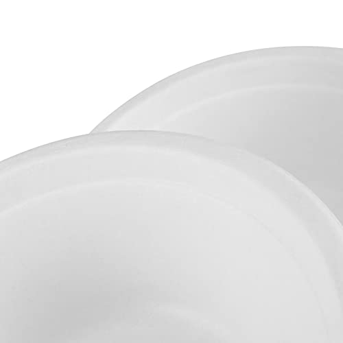 PINGEUI 200 Pack 12 OZ (350 ml) Eco-Friendly Sugarcane Bowls, Round Extra Strength Bowls for Parties BBQ, Picnic - Image 4