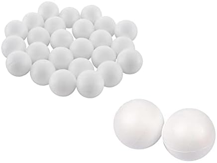 Craftplay Polystyrene balls/spheres - White - Diameter 6cm - Various pack (PACK20)