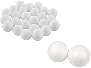 Craftplay Polystyrene balls/spheres - White - Diameter 6cm - Various pack (PACK20)