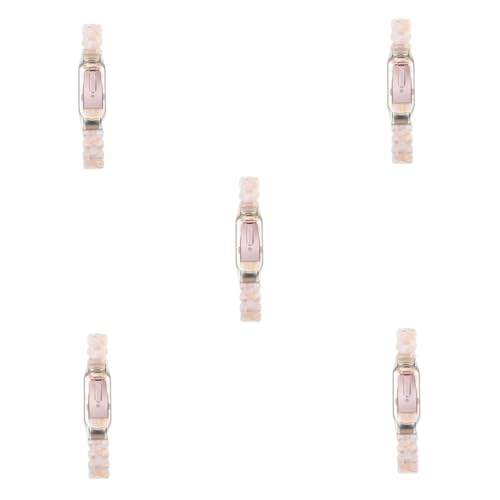 Bracelet montre résine Uonlytech : 5 pièces légères avec boucle inox pour montre connectée