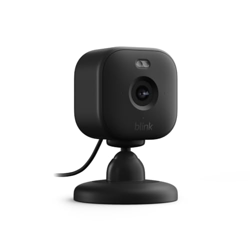 Blink Mini 2 — Plug-in smart security camera, HD night view in color, built-in spotlight, two-way audio, motion detection, Works with Alexa (Black) - View 5