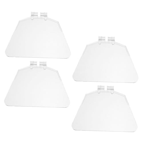 IWOWHERO Tough Plastic Bench Eye Shield 4 Pcs Bench Grinder Guard Protective Sheet for Eye Safety