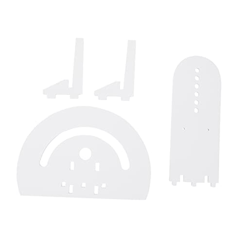 ifundom 3Pcs Silent Hamster Running Wheel Bracket Exercise Wheel Support for Gerbils and Mice Design for and Quiet Use for Cage Setup