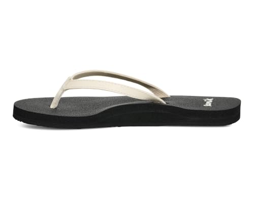 Image of Sanuk Yoga Joy Womens Flip Flops | Yoga Mat Footbed | Sandals for Women | Womens Yoga Sandals | Women's Beach Sandals