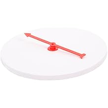 DIY Prize Wheel Blank Party Turntable - 7.48 Inch Plastic Game Turntable for Raffle, Classroom, and Family Fun