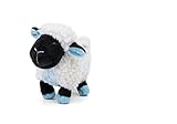 Oscar Newman Sheep Farm Friends Pipsqueak Animal Tiny Toys for Dogs, 7-inch Length Blue