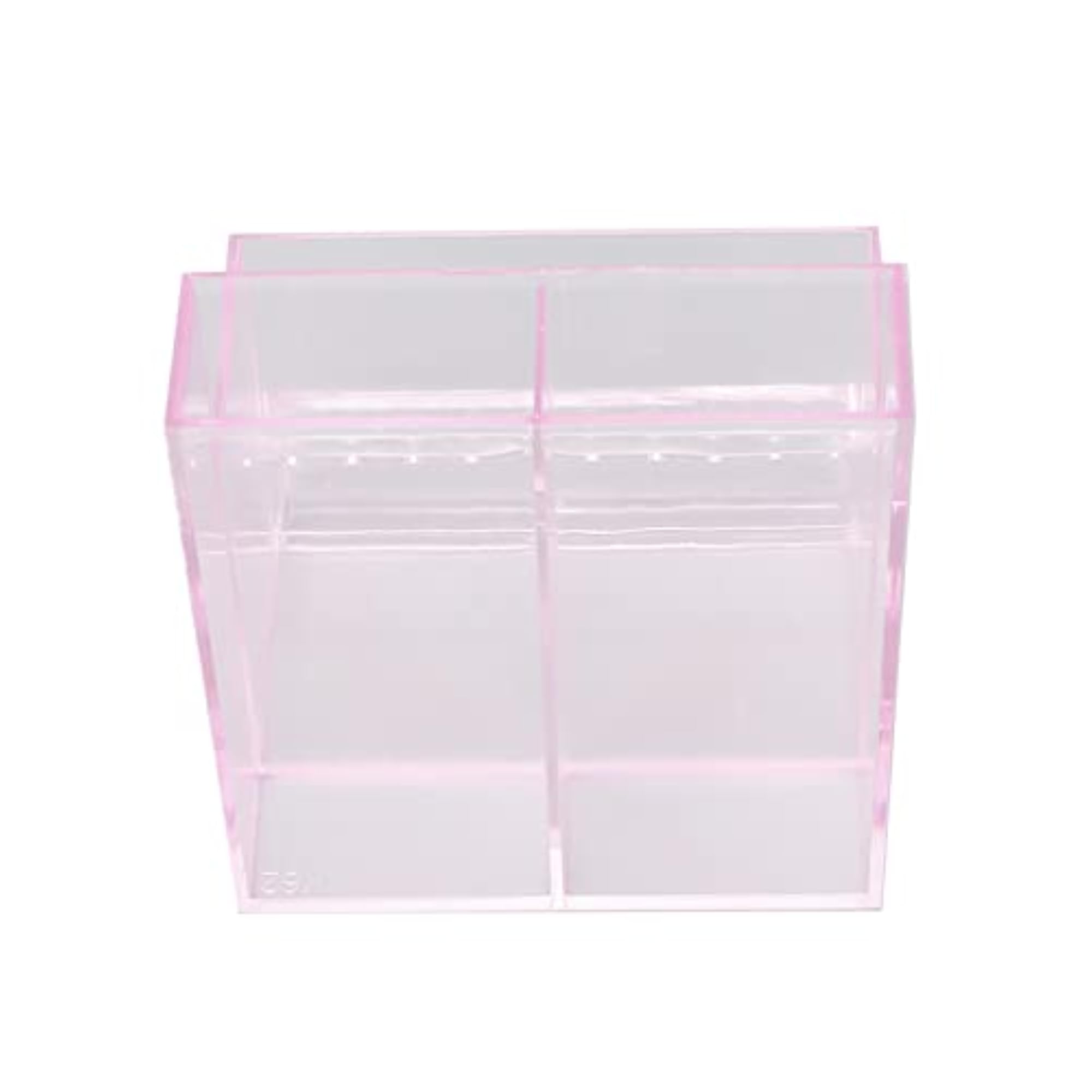 Multifunctional Nail Piercing Machine Storage Box, Pink