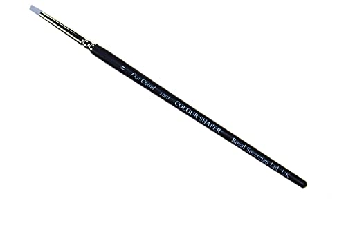 Colour Shaper Cup Chisel 0 Flat Painting Shaper Brush - Grey