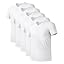 5 Pack White - V-neck