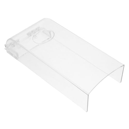 Cubierta para timbre Operitacx con tapa abatible transparente protectora para puerta exterior