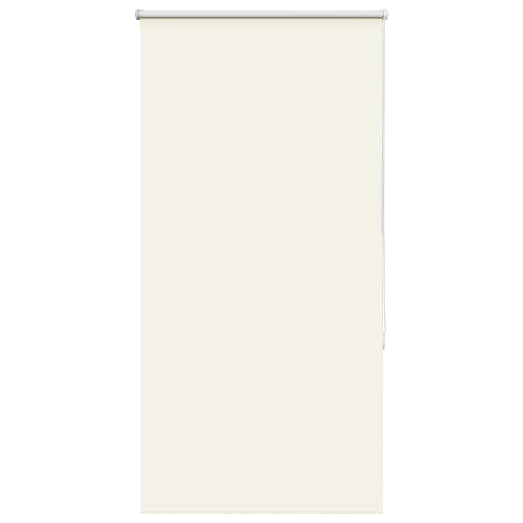 vidaXL Roller Blind Blackout Off White 80x175 cm Fabric Width 75.7 cm Polyester, day and night blind, kitchen blind, blackout roller shade — image 1