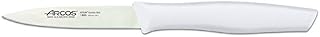 Arcos Serie Nova - Caja 36 uds Cuchillo Mondador - Hoja de Acero Inoxidable de 85 mm - Mango de Polipropileno Color blanco (36 UDS)