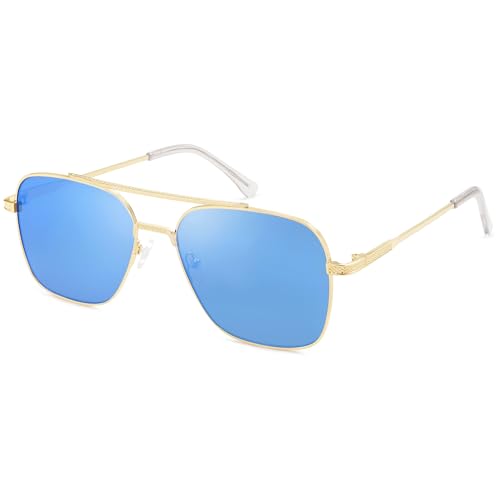 SOJOS Aviator Sunglasses for Men WomensTrendy Designer Shades SJ1232