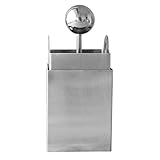 YIXANNX Cortador de alimentos, prensa de tofu, cortador tofu cocina, molde, cuchillos flores, hermosos platos con fácil extrusión manual, queso rallado acero inoxidable